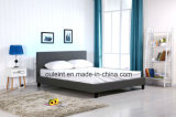 LED Upholstered PU Bed (OL17187)