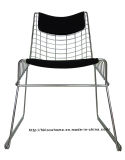 Replica Modern Metal Dining Restaurant Stackable Strings Wire Chair