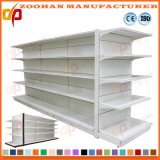 Double Sided Supermarket Display Shelving with End Shelf (Zhs74)