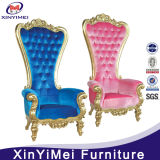 White Solid Wood High Back Throne Chair for Wedding (XYM-H108)