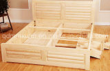 Solid Wooden Bed Modern Double Beds (M-X2290)