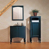 Black Finishing Wood Bathroom Vanity Cabinet