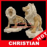 Animal Marble Statue Lion Stone Sculpture