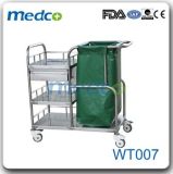 Hospital Stainless Steel/ Linen Cleaning Trolley