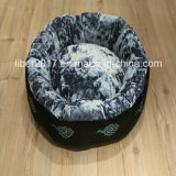 High Quality Luxury Clouds Embroidery Plush Pet Bed for Dog