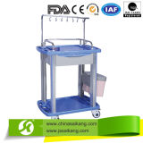 Ce Factory Low Price Hospital Emergency ABS Nursing Trolley