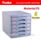 Foska Popular PS File Cabinet with 5 Layers