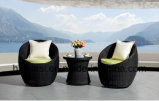 Outdoor /Rattan / Garden / Patio Furniture Rattan Chair & Table Set (HS 1013C-2 &HS1013ET-2)