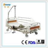 Electric Medical Hospital Bed with 3 Hand Cranks