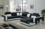 Modern Living Room Furniture Leather Sofa (H2211)