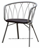 Modern Metal Dining Restaurant Wire Upholstered Chair