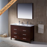 Fed-1273 High Quality 48 Inch Cherry Finishing Double Sinks Modern Bathroom Vanities