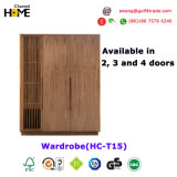 New Comfortable Harmonious and Modern Bedroom Bed Wardrobe (HC-T15)