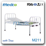 Hot Sale Metal Steel Expoxy 2 Cranks Hospital Patient Caring Beds