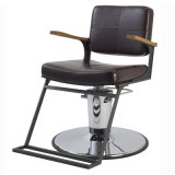 Salon Styling Chair with Footrest Spacious Barber Styling Chair