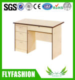 School Office Furniture Wooden Teacher Table with Cabinets (SF-04T)