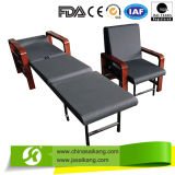 Hospital Luxury Wooden Accompany Chair Bed