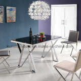 Luxury Painting Stainless Steel Dining Table