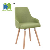 Colorful Fabric Beech Wooden Leisure Chair for Home Furniture (Hare)