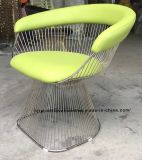 Metal Leisure Restaurant Cushion Furniture Outdoor Steel Wire Chair