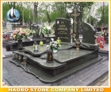 Quality Green Granite Polished Kerbed Memorial