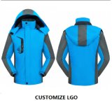 Winter Outdoors Working Waterproof Windbreaker Unisex Full Zipper Snowboad Jacket