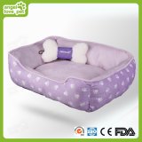 Embossing Short Plush Pet Bed