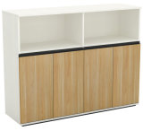 Office Storage Filing Wooden File Cabinet Bookcases with Doors Lock