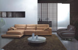 Modern Leather Sectional Corner Sofa for Living Room Couch