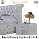 Modern Style Design Leather Bed 1102