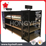 High Quality Wooden and Metal Display Shelf