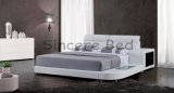 Bedroom Furniture Real Leather Modern Bed