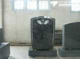 Granite Stone Monument / Tombstone with Custom Design - Tt18