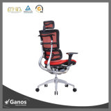 Genuine High Back Red PU Leather Office Boss Chair