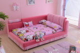 Bed Room Children Furniture Set Fabric Kids Bed E6013