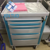 Factory Direct Price Hospital for Drug Storage Movable Delivery Used ABS Nursing Trolley