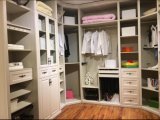 Customized White Walk in Wardrobe Closet (whith many colors)