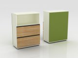 Popular Office Storage Staff Filing Cabinet with Two Drawer