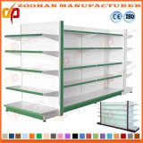 Coloured Durable Double Sided Gondola Supermarket Display Shelf (Zhs121)