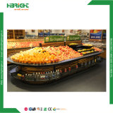 Island Fruit and Vegetable Display Gondola Shelf