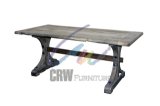 Reclaimed Aged Elm Wood Dining Table for Restaurant (AF-118)