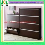 Wood Panel Shoe Cabinet