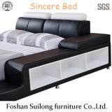 Genuin Leather Modern Bed