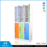 Henan Steel Furniture 6 Door Metal Lockers Storage Cabinets / Steel Locker Cabinet