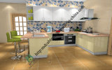 White Lacquer Modular Kitchen Cabinet Design (zs-452)