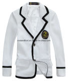 2017 OEM School Uniform Student Blazer Uniform with Logo Badage