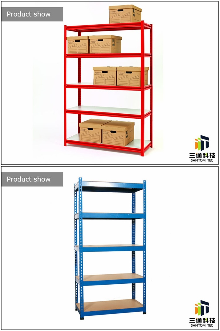 Light Duty Slotted Angle Steel Shelf, Angle Iron Rack